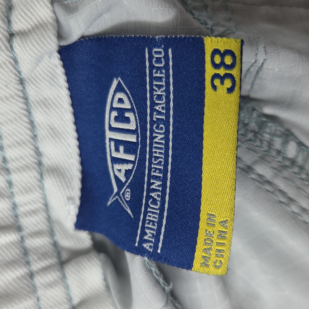AFTCO Men's Marlin Camo Fishing Casual Shorts Size 38 - Picture 6 of 9